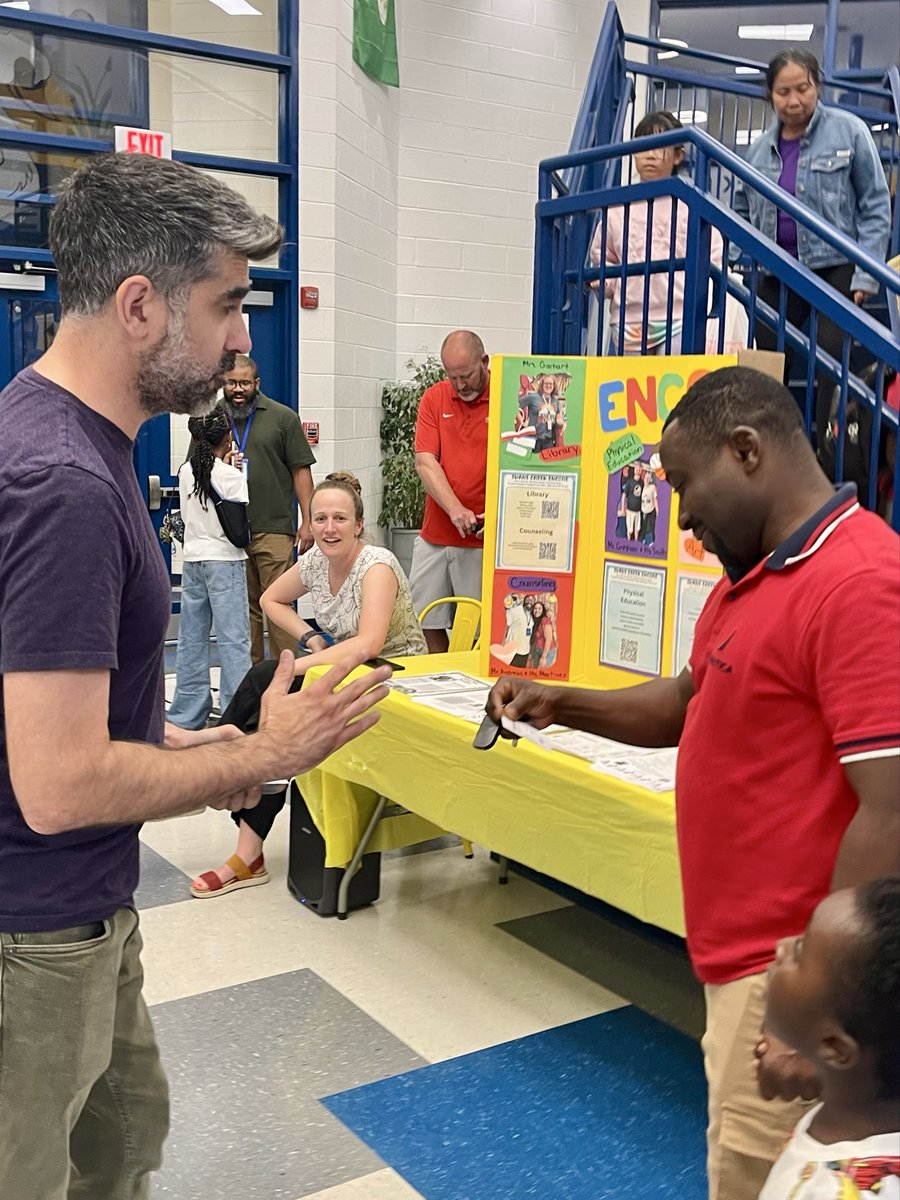 I attended Back to School Night in my dual role as a School Board member, but more importantly as a parent, at Swans Creek Elementary School - PWCS outstanding event.