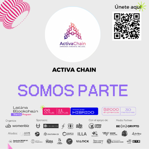 ¡¡¡Gracias <a href="/HiWomenbiz/">WomenBiz</a> por darnos la oportunidad de participar en el #LatinaBlockchainStartup 🚀💪🙂