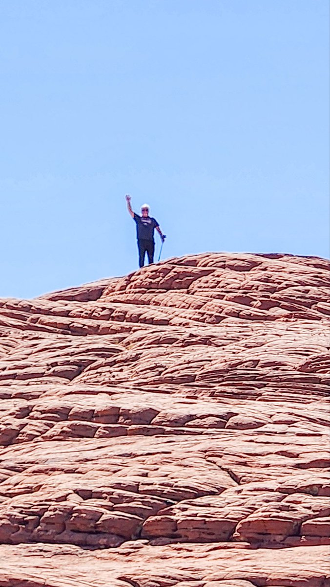 I might have cold snow on the roof, but i still have a little gas in my gut. Made this climb up the Snow Canyon mountain near Zion National Park in St. George, Utah.