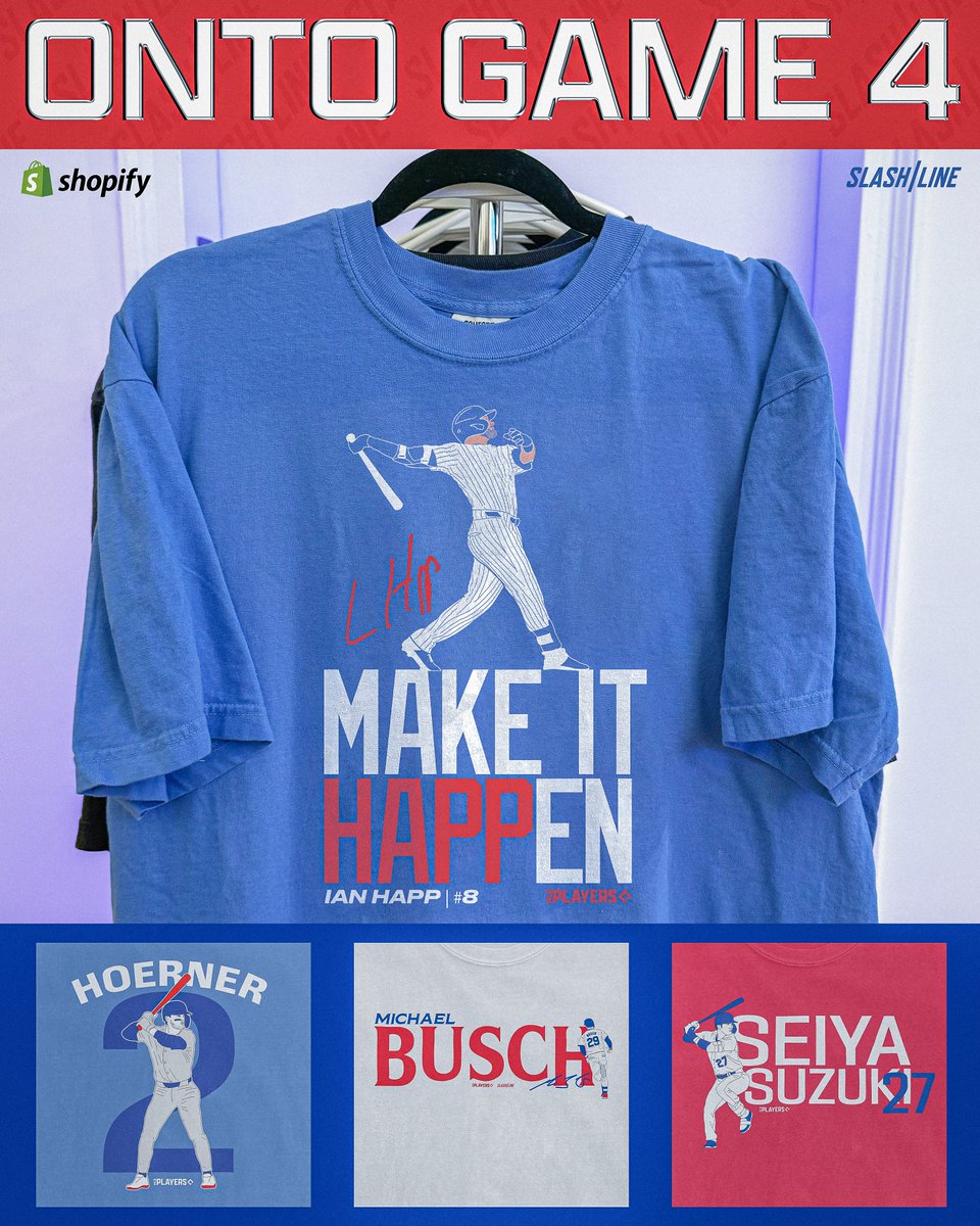 Go Cubs Go! 

shop.jomboymedia.com/collections/chc