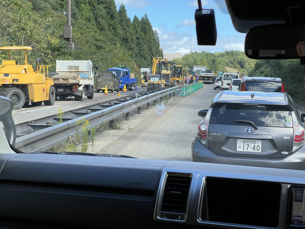 今朝は石川県輪島に向かってます…道がこんなに酷いとは知りませんでした
#蝶野正洋　#輪島市