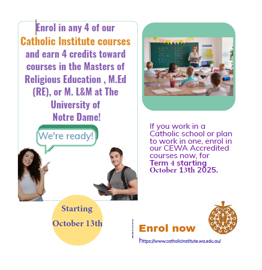 Catholic Institute of Western Australia tweet media