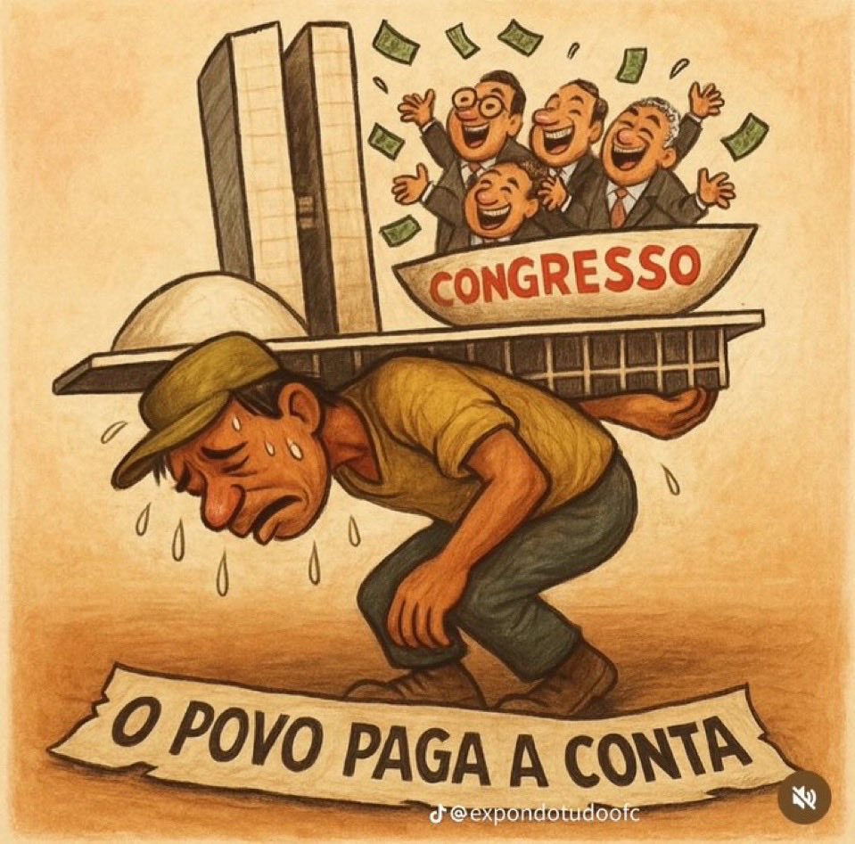 251 deputados inimigos do povo impediram o Governo LULA de fazer justiça tributária. Lembrem disso em 2026.