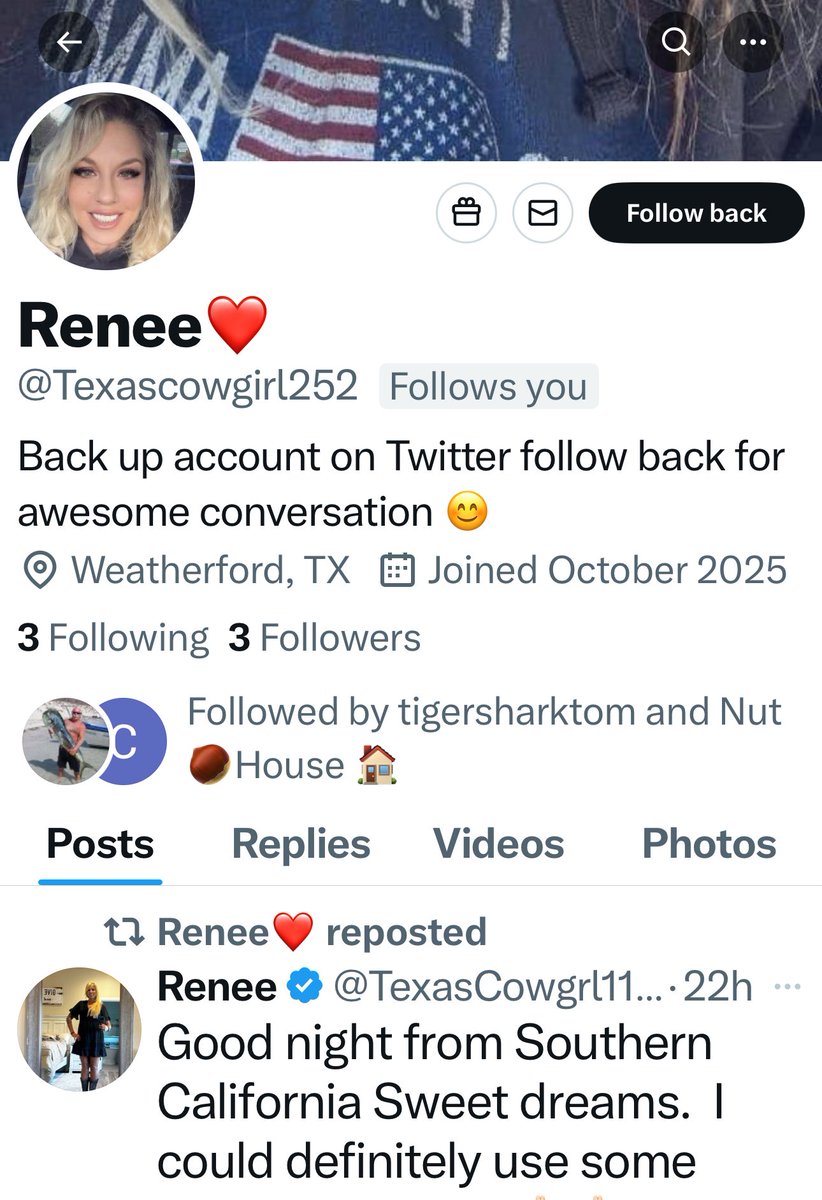TexasCowgrl1111's tweet image. THIS IS NOT ME IT IS SOMEONE THAT KEEPS HARASSING ME!!  PLEASE REPORT FOR IMPERSONATION AND BLOCK!!   Thank you @Texascowgirl252