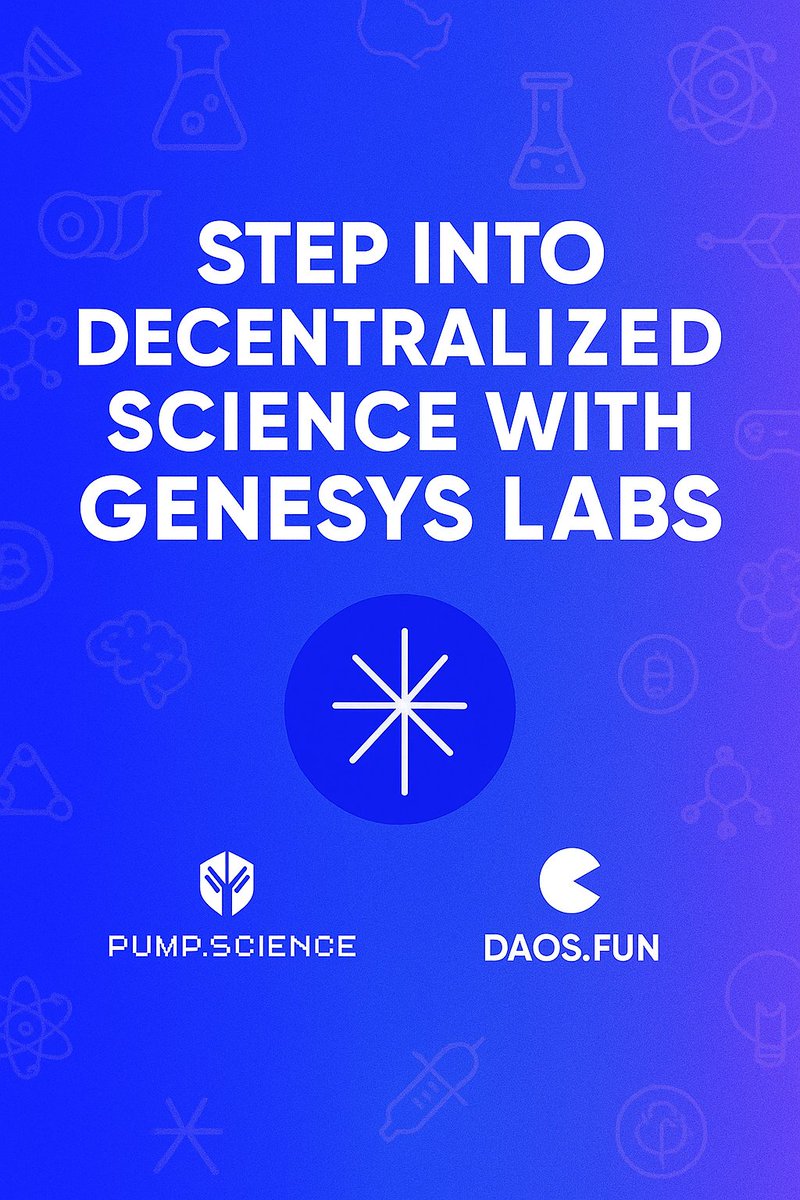 DeSci is entering a new era. 🧬

<a href="/trolpumpscience/">Resveratrol & Berberine ($TROL)</a> is now Genesys Labs — a hub for next-gen compounds, #BioAgents, and emerging #BioDAOs via <a href="/BioProtocol/">Bio Protocol</a>.

The future of biotech is being built now. 
<a href="/genesyslabs_/">Genesys Labs</a>