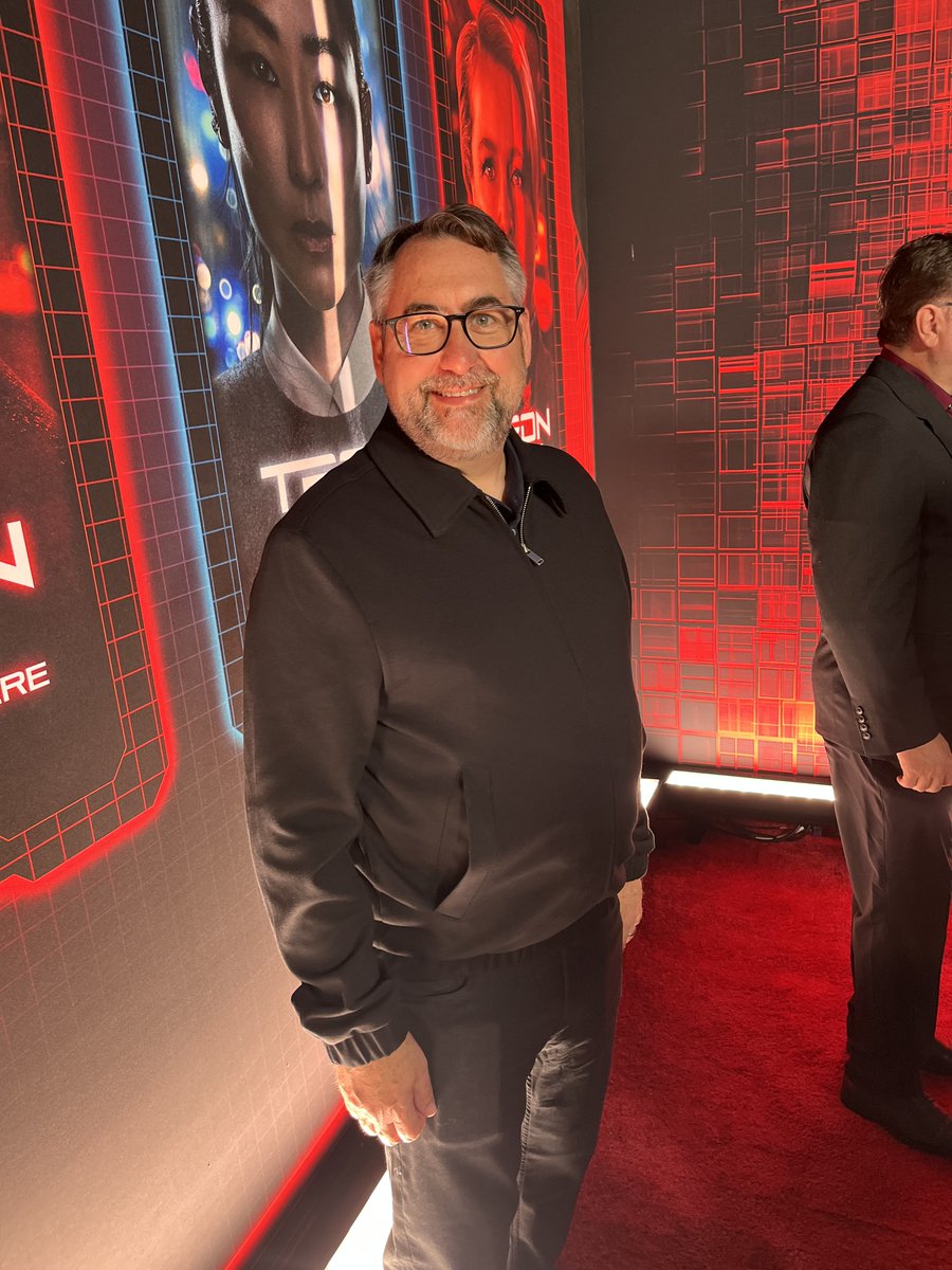 skywalkersound's tweet photo. A look back at Skywalker Sound's Addison Teague at the world premiere of Tron: Ares Tuesday night in Hollywood! Hear our work on the biggest screen you can find starting October 10. https://t.co/KauMpBnCNg