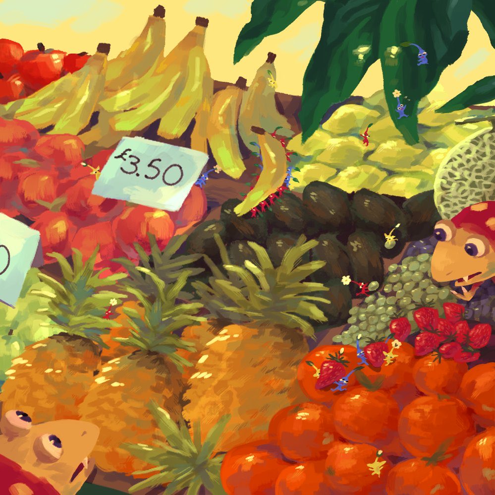 pikmin are invisible to the human eye (idk about bulborbs tho)