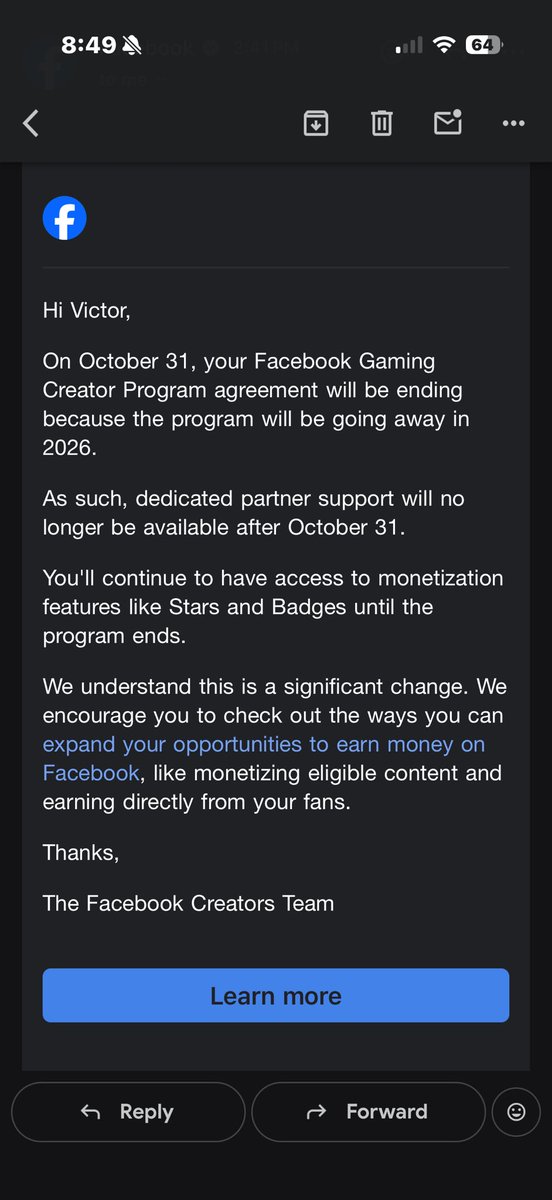 SmashinNexus's tweet image. I’ll always be grateful to @facebook for giving me a home when Mixer shutdown.  I guess this means I’ll officially won’t be a partner any where for the 1st time in forever on my birthday too. @Meta #facebookgaming #facebook @FacebookGaming