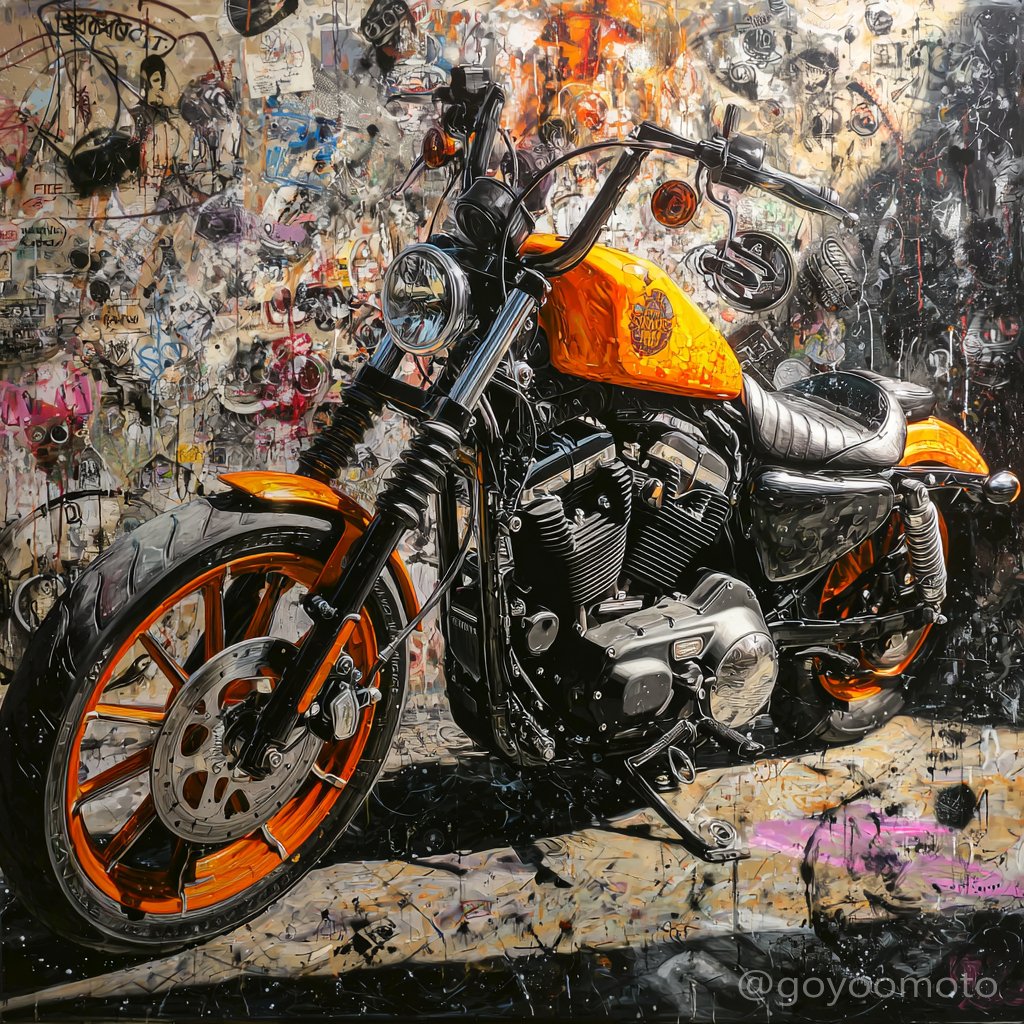 goyoomoto's tweet photo. Every scratch tells a story, every ride writes a new one🔥🏍️🛠️
#Harley #Motoart #MetalAndSoul #Freedom #motorcycle https://t.co/v7V2eqPhSP