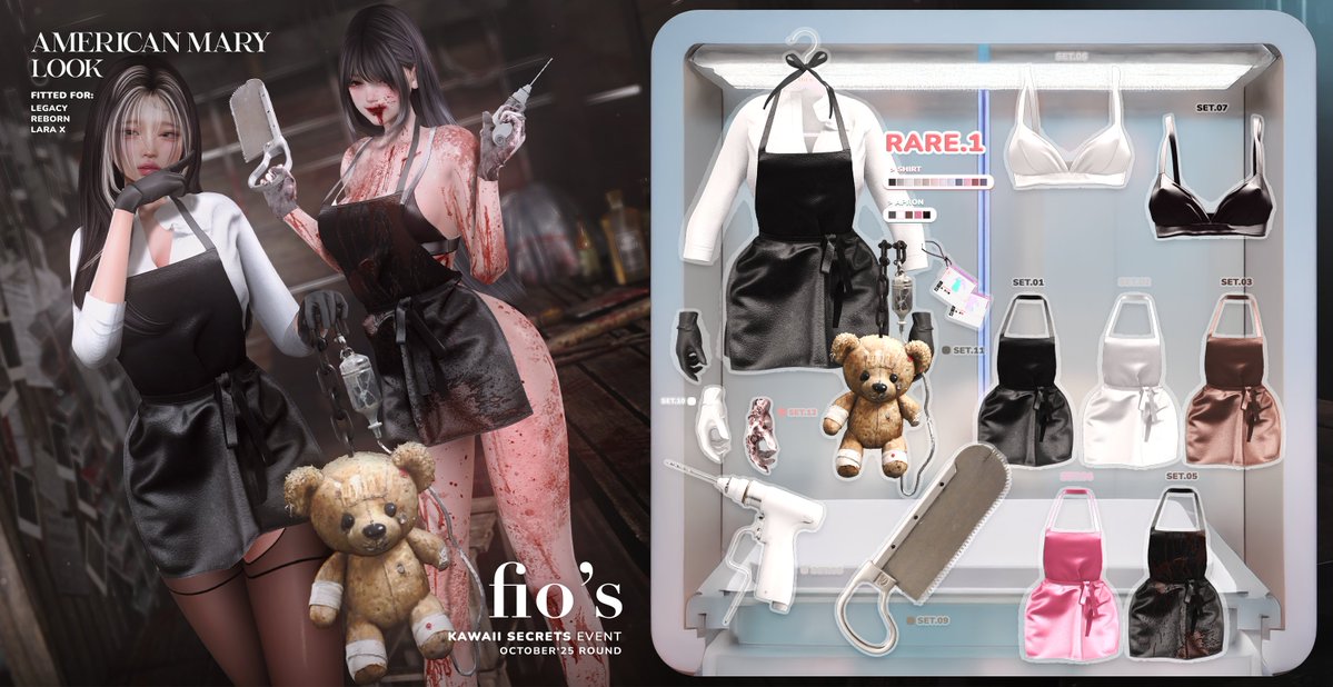 💌𝐟𝐢𝐨'𝐬 𝙭 𝐊𝐚𝐰𝐚𝐢𝐢 𝐒𝐞𝐜𝐫𝐞𝐭𝐬                    

TP: maps.secondlife.com/secondlife/Nek…