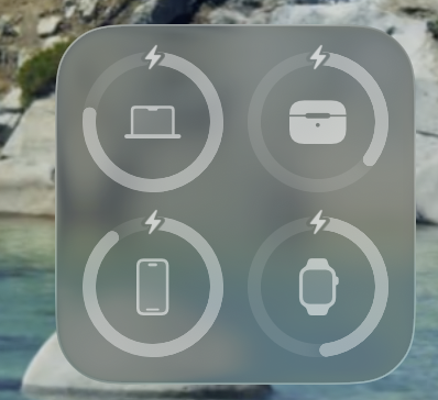 AirBattery lihaoyun6.github.io/airbattery/
主要解决了 📱⌚️不能在 macOS widget 显示的问题