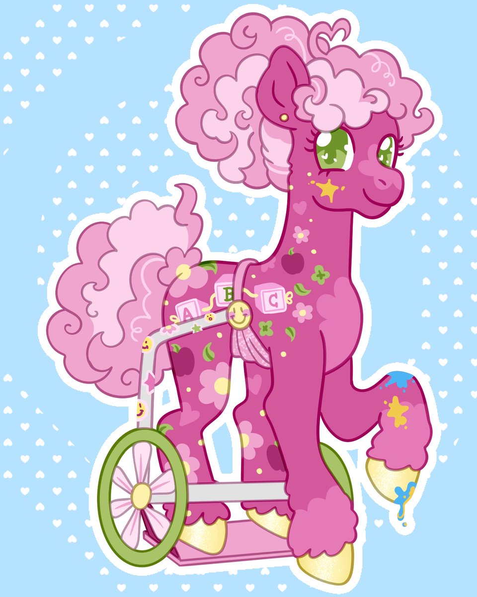 reposting my cheerilee design bc i LIKE IT