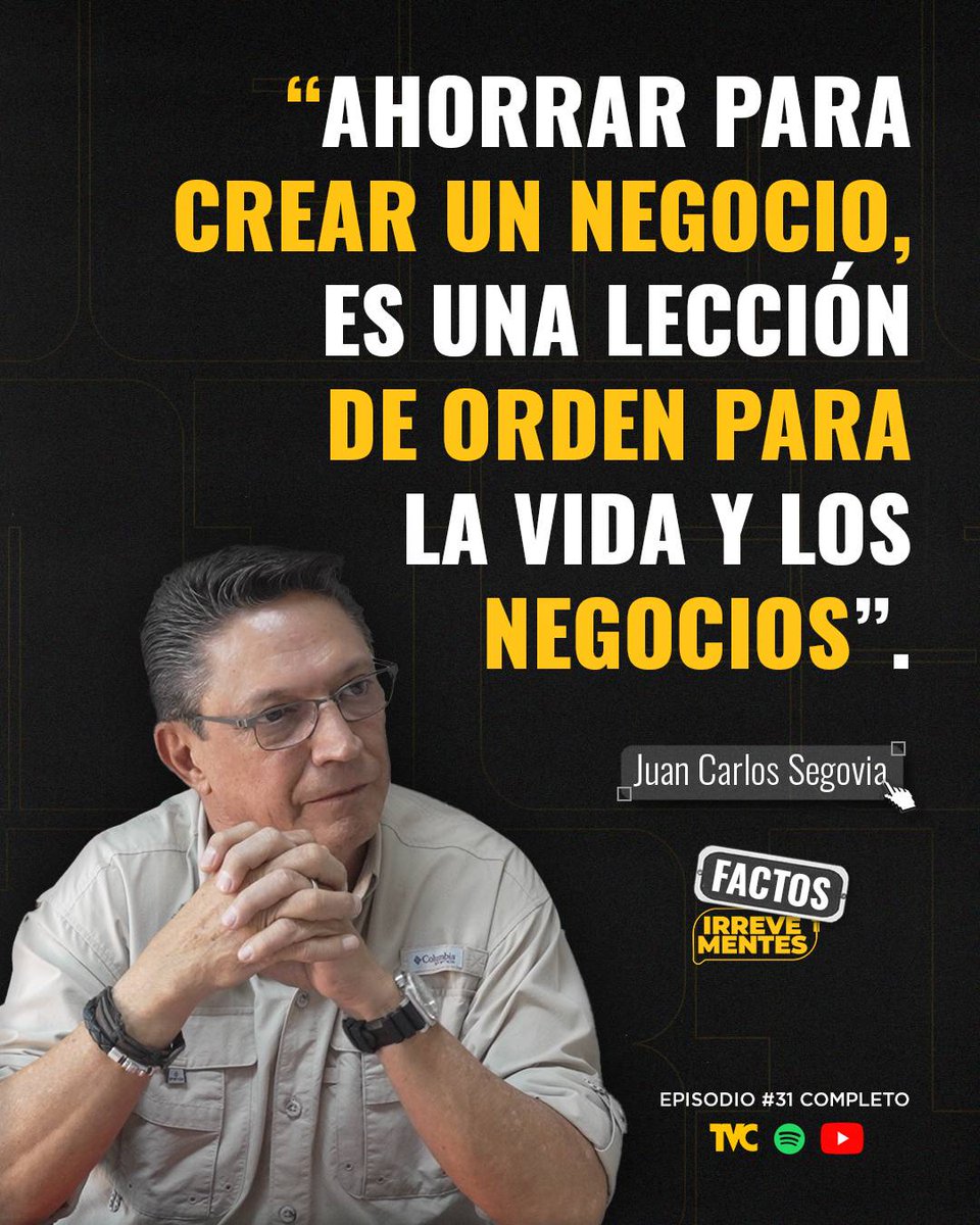 IrreveMentes's tweet image. El verdadero equilibrio financiero nace de la disciplina. Aprender a gestionar tus recursos con visión es construir tranquilidad para el mañana. No se trata de cuánto tienes, sino de cómo decides administrarlo.

Juan Carlos Segovia 
Empresario Hondureño 

#economia #emprendedor