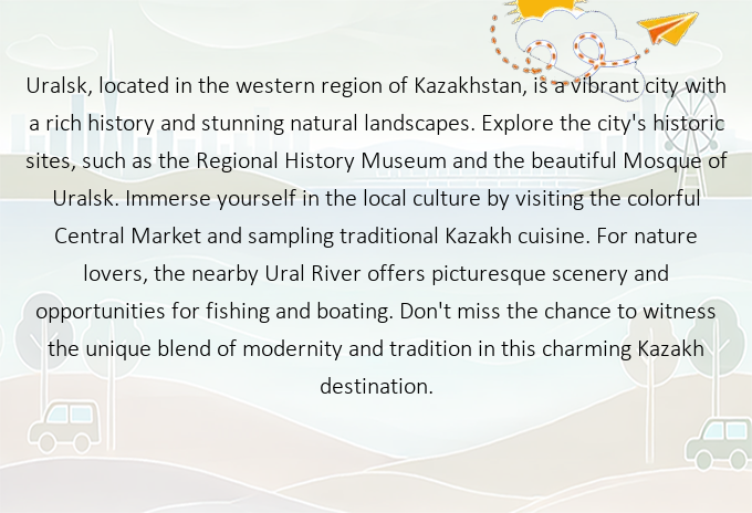 EclecticFlights's tweet image. Discover the Paradise of Uralsk, Kazakstan: Your Next Unforgettable Getaway Awaits! Ready to explore? Find cheap flights there now! ✈️ fly.eclectic.flights/flights/flight… #Uralsk #Kazakstan #FlyEclectic #TravelWithUs #NewAdventures