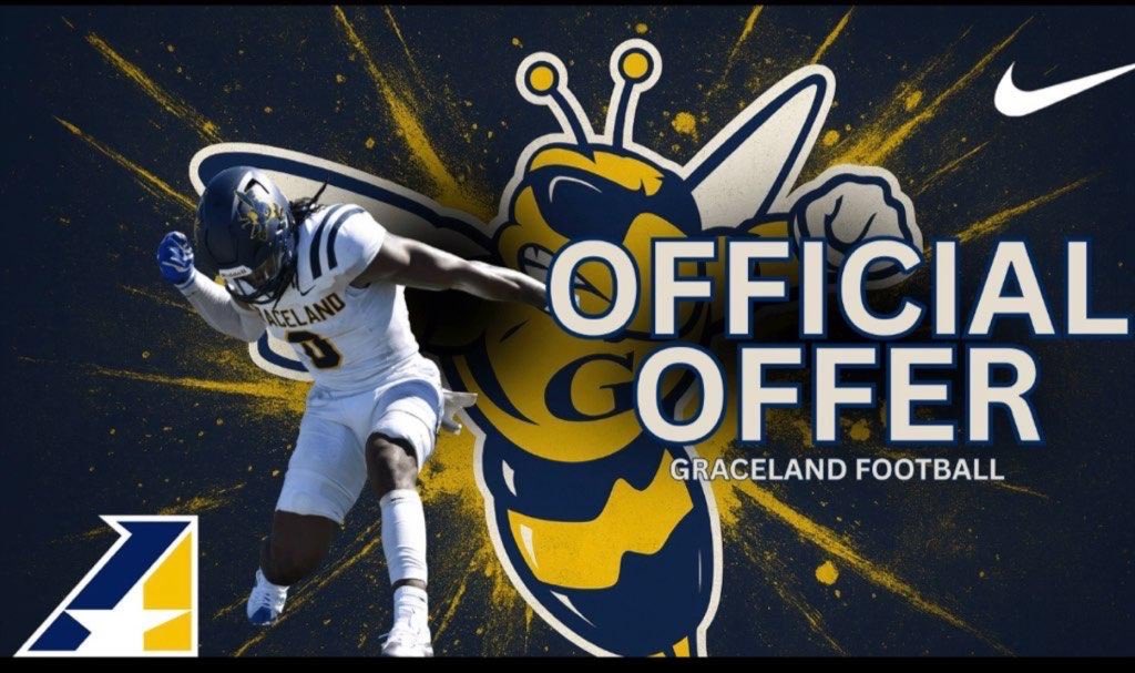 Blessed to receive my 1st offer
<a href="/Coach_jakehill/">Jake Hill</a> <a href="/GracelandFB/">Graceland Football</a> 

<a href="/MPCLoboFootball/">MPC Lobo Football</a> <a href="/CoachGallegos83/">Adrian Gallegos</a> <a href="/JUCOFFrenzy/">JUCO Football Frenzy</a> <a href="/CodyOleski/">Cody Oleski</a> <a href="/Coach_Sarm/">Coach Mike Sarmiento, MA, CSCS</a> <a href="/dmurr5511/">dmurr55</a>