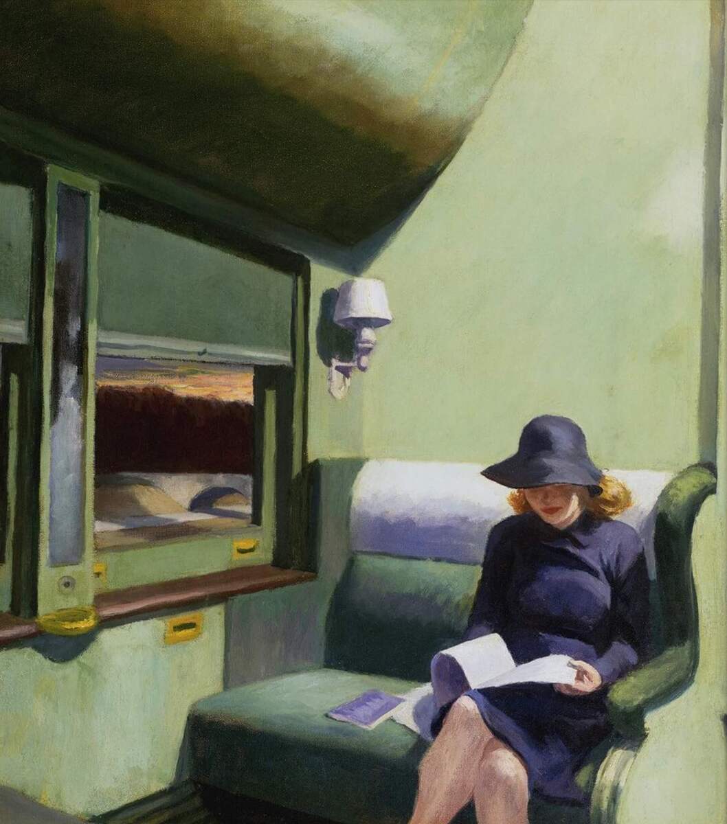 Compartment C Car 293 - 1938 #artbots #hopper