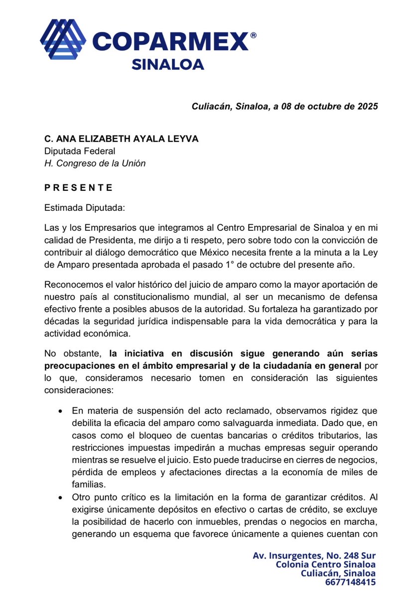Coparmex Sinaloa tweet media