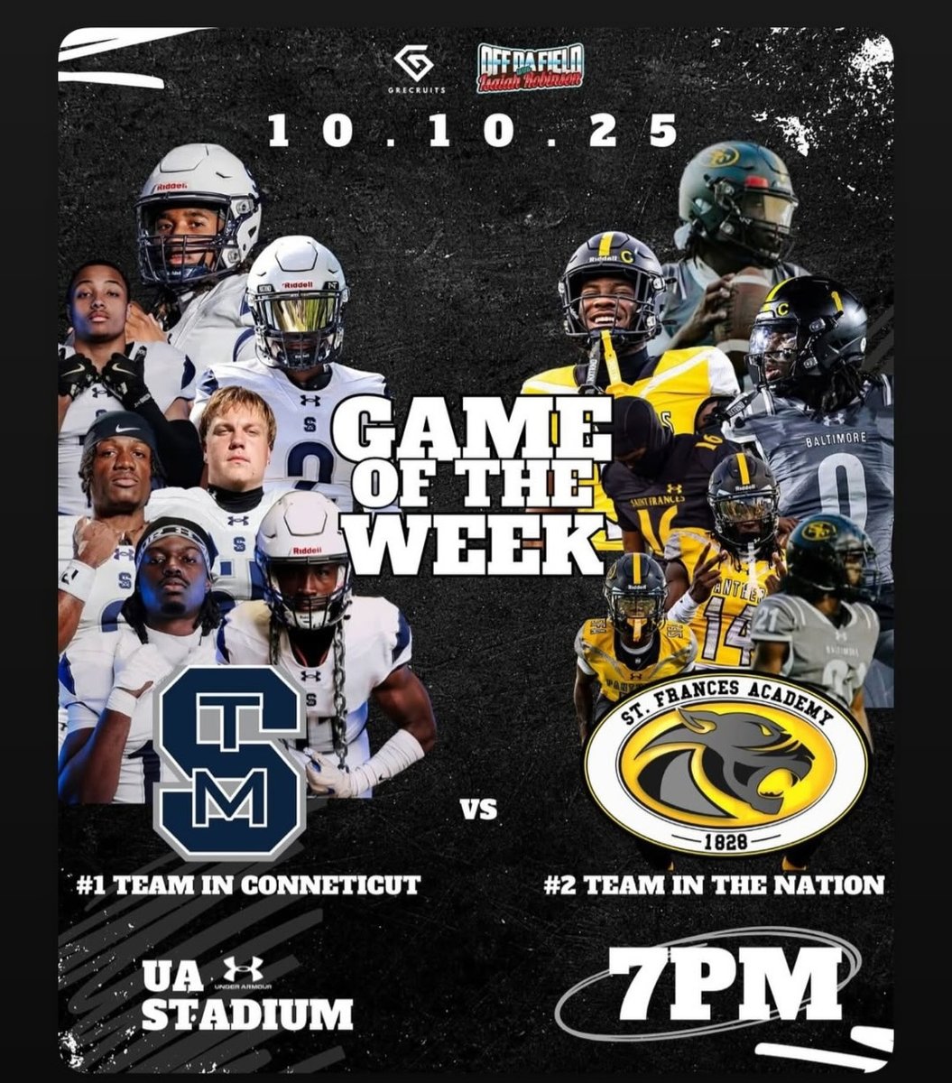 Big time game 2 big time Dudes. I have put them both through workouts and had them evaluated by the best. First met <a href="/LinebackerCamps/">LinebackerUniversity</a>  Watched them both compete at the highest level. Check them out at <a href="/STMCT_Football/">St. Thomas More Football</a> <a href="/AidanDFootball/">AidanDonnellyFootball</a> <a href="/RyanDonnelly66/">Ryan Donnelly</a> <a href="/RussHeidiSLC/">Russ and Heidi Phillips🏈</a> #FootballRecruit