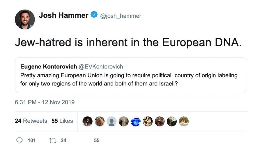 RyLiberty's tweet image. Another racist Jew projecting