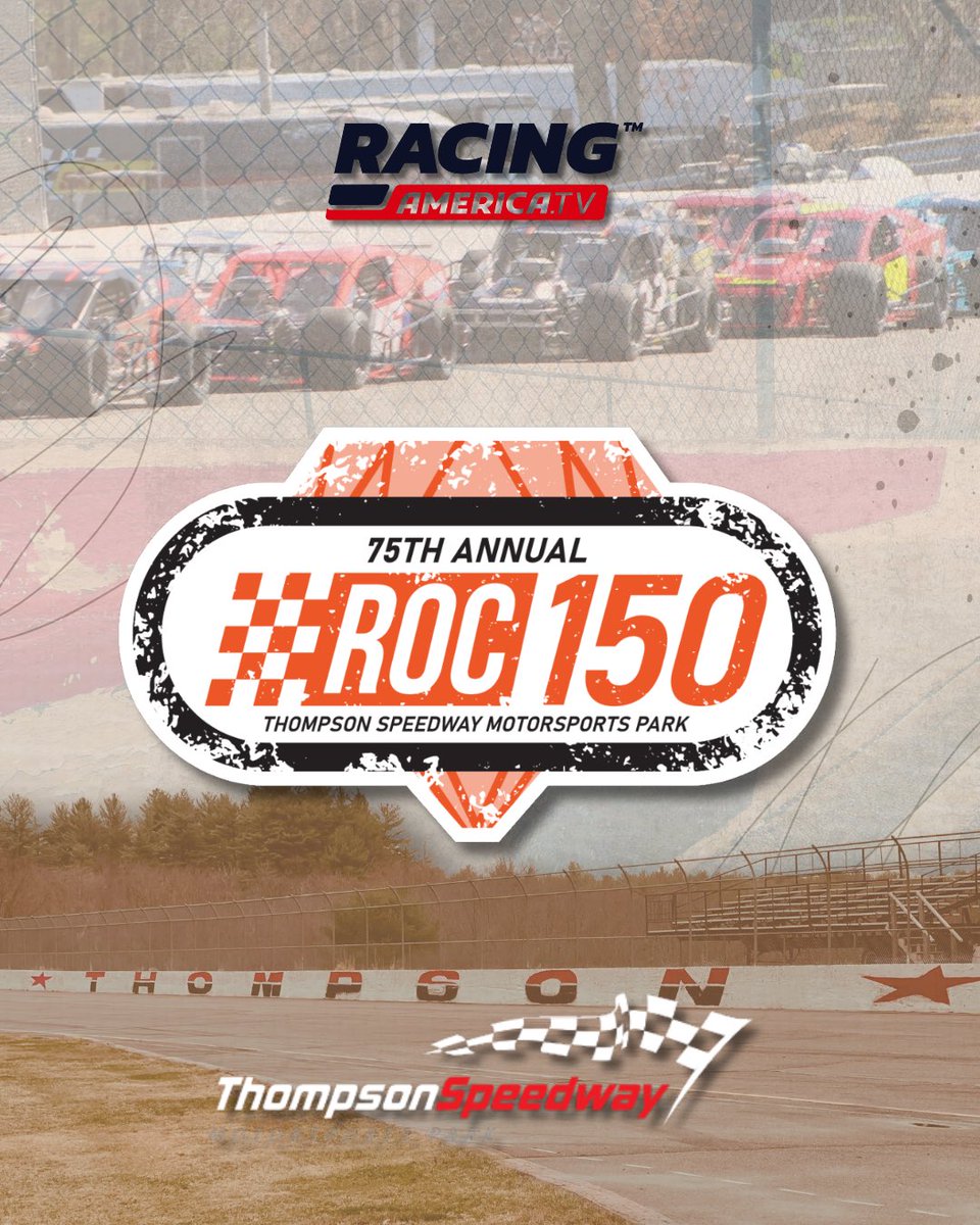 RacingAmerica's tweet image. The 75th Race of Champions is here. A legacy that started in 1951 continues this weekend at Thompson Speedway. Subscribers can watch live Saturday at 2:00 PM ET on RacingAmerica.TV. 

Full story: racingamerica.com/news/modifieds…