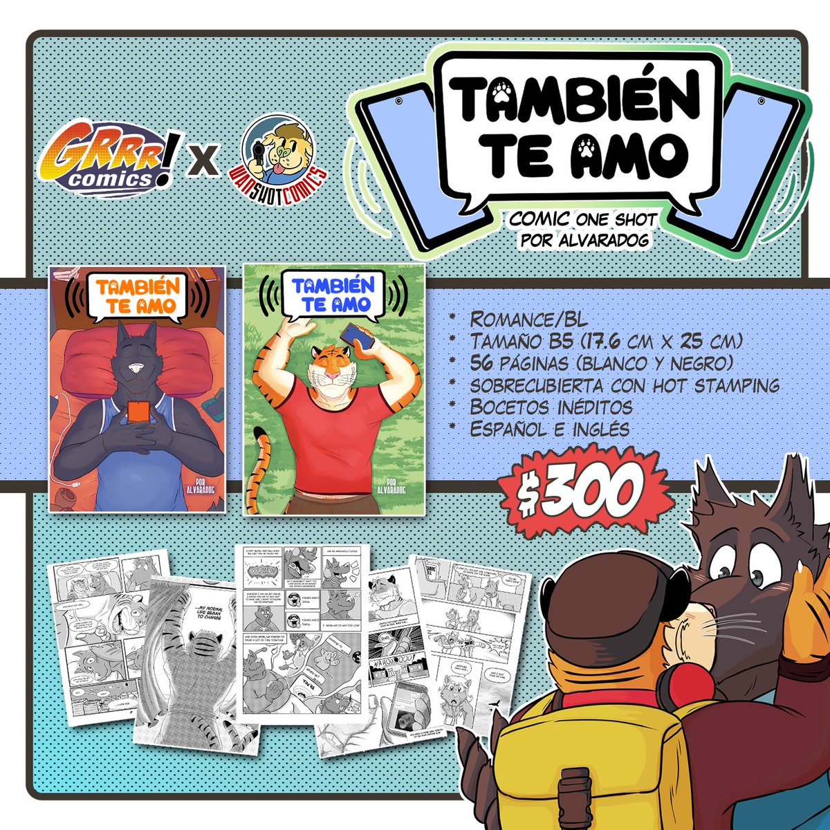 GrrrComics's tweet photo. ¿Ya conocías "YO TAMBIÉN TE AMO" ?

Una historia sobre amor, deseo y conexión, contada con el corazón.

El cómic de @elAlvaradog  “También te Amo” estará disponible en Confuror, en el Dealer’s Den, mesa 01 con Wan Shot Comics.

Ya puedes conseguirlo desde https://t.co/ka66ic2Zy3 https://t.co/NIeqyUoKTv