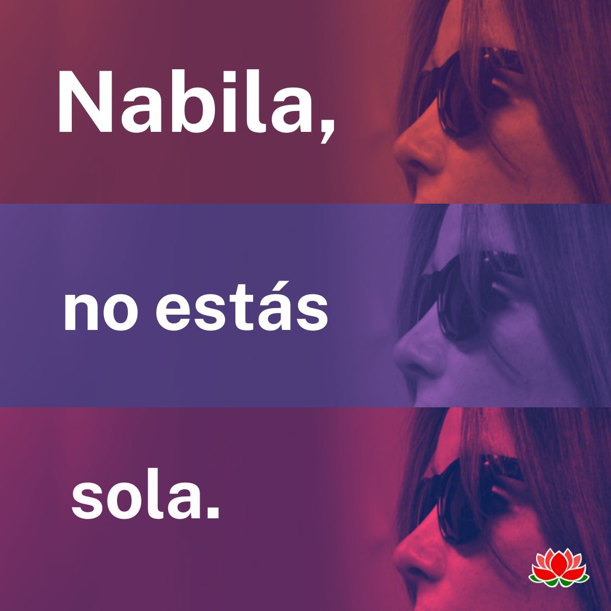 Nabila, no estás sola. 💜