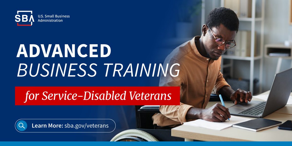 B2BRR's tweet image. #Servicedisabledveterans bring valuable qualities to #smallbiz ownership.
@SBAgov furthers #SDVOSB s’ growth with entrepreneurial training, set-aside contracts, &amp;amp; more.
👉Explore service-disabled #VetBiz resources today: bit.ly/3aj1PWu

#VetCert #veterans #milspouse #SBA