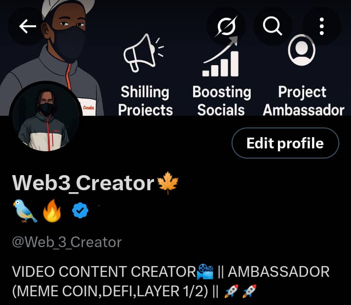 Web_3_Creator's tweet image. THE WEB 3 SOLUTION
-I'm not here to take
-Im here to give value
-To breach the gap between projects and the ordinary man
Africa needs to hear about your project
The only question standing between you and the commoner's is... WHAT DO YOU BRING TO THE TABLE?
@Web_3_Creator โ๏ธ