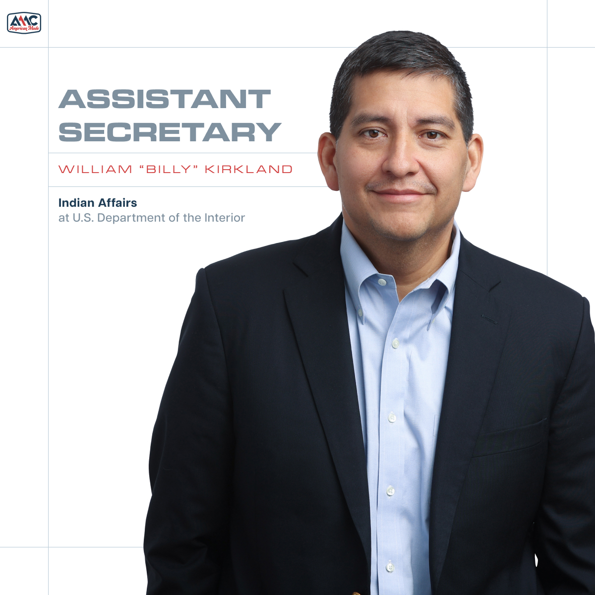 Thrilled to congratulate our own William 'Billy' Kirkland on his Senate confirmation as Assistant Secretary for Indian Affairs at the U.S. Department of the Interior! From leading political strategy at AMMC to championing tribal sovereignty in the White House, Billy's visionary