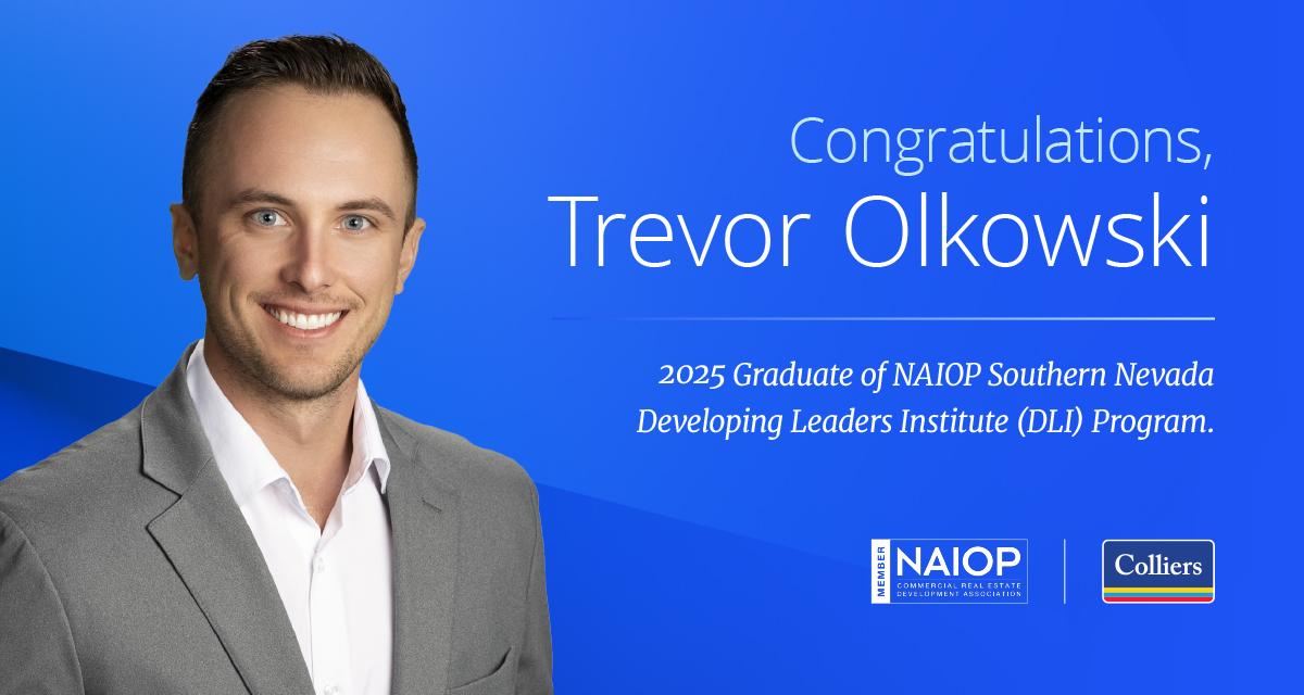 Colliers_LV's tweet image. Big congrats to Trevor Olkowski for wrapping up the NAIOP Southern Nevada Developing Leaders Institute (DLI) program — and major kudos to his all-star team for winning the final project! 👏
#NAIOPDLI #ColliersLasVegas #DevelopingLeaders