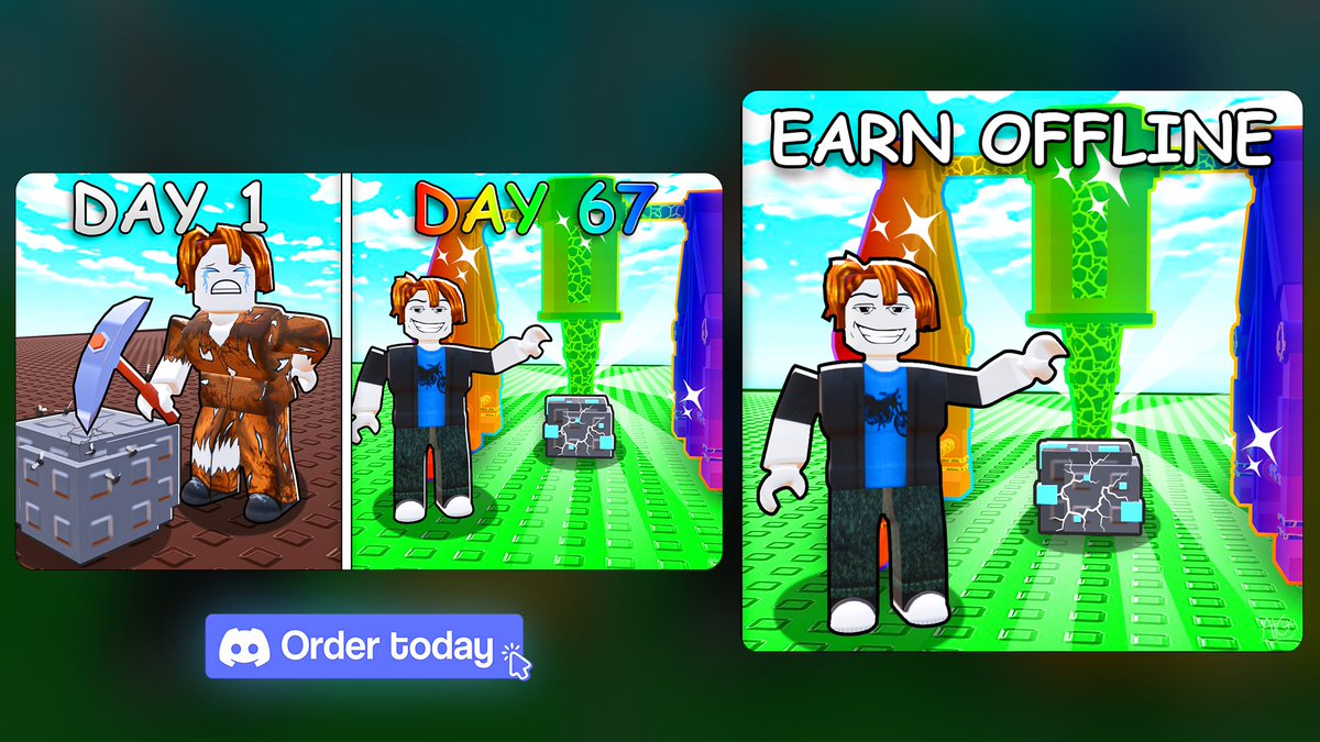 HIGH CTR/QPTR Thumbnail+Icon for Hire a Miner! ⛏️🧟‍♂️

👉🚀DM me now and INCREASE your games stats today: atgtgfx

Likes and RTs are appreciated 💙

#ROBLOX #RobloxDev #robloxGFX #robloxart