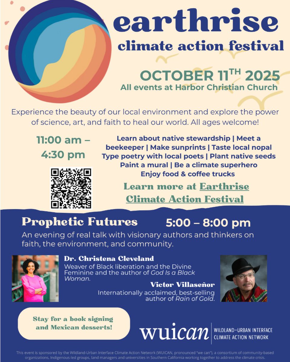 Irvine Ranch Conservancy will be at the Earthrise Climate Action Festival on Saturday, October 11 at Harbor Christian Church! 🌎

📍 Harbor Christian Church | 11 a.m. – 4:30 p.m.

Learn more at bit.ly/3KZyv9Q