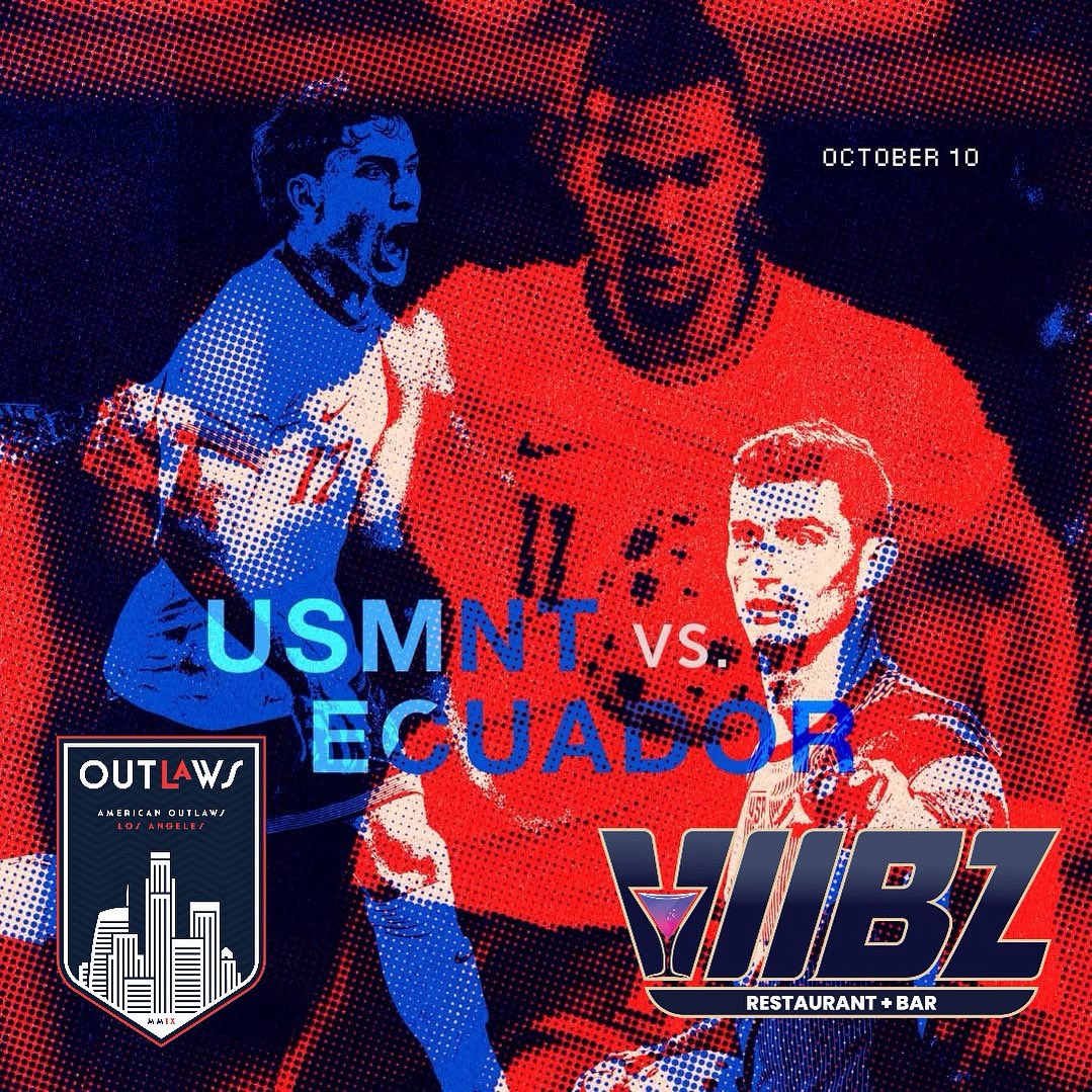 ao_losangeles's tweet photo. Watch Party: We are not moving bars. Remember ‘Underdogs’ well they now have a new place ‘Viibz Restaurant & Bar’ 10863 Magnolia blvd. This friay 10/10 at 5:30 we will be there to see USA v Ecuador. Come join us #ao #aola #usa #dtla #futbol #ecuadorfútbol #losangeles #viibzla https://t.co/yFKbVpGOoJ