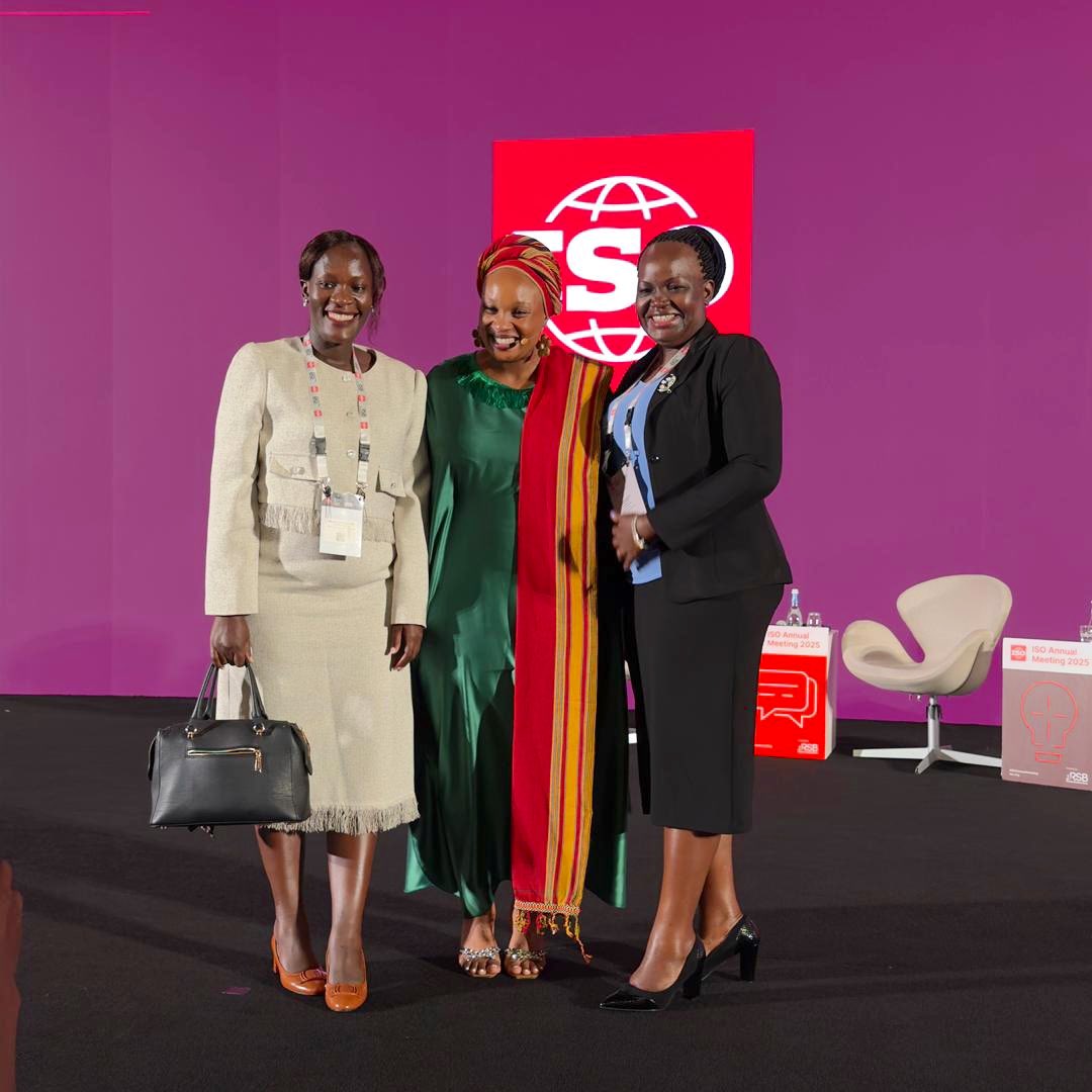 Still about Day 3 at the #ISOAnnualMeeting2025 🇷🇼

I joined a session on Empowering Women, Strengthening Standards.

Because standards must serve everyone, they must include everyone. 💪🏾

Uganda has been intentional in developing standards that address women’s needs — like