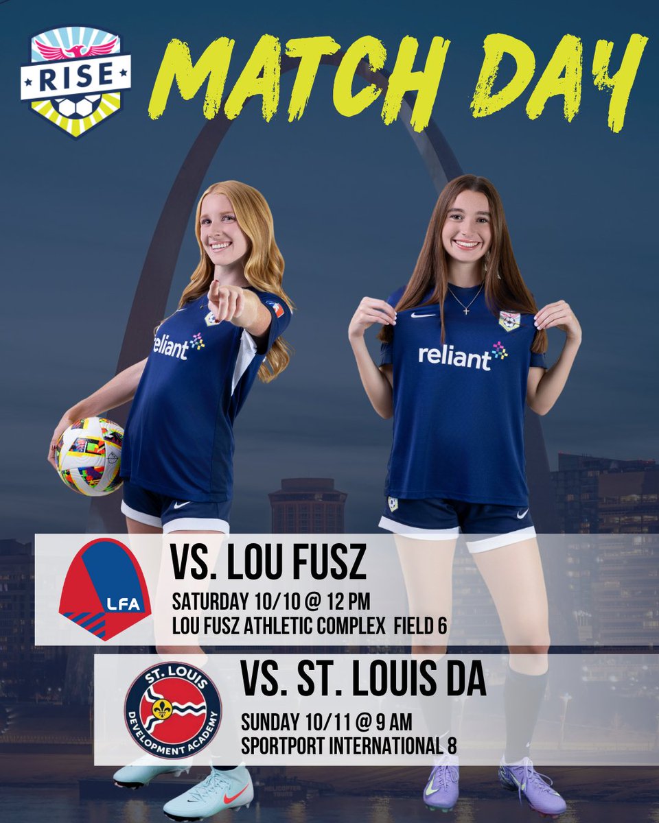 Heading to St. Louis for a pair of matchups this weekend! Prepared and ready for battle!

<a href="/KCRoosWSoccer/">Kansas City Women's Soccer</a> <a href="/LindenwoodWSOC/">Lindenwood Women's Soccer</a> <a href="/SEMOSoccer/">SEMO Soccer</a>
<a href="/SIU_Soccer/">Saluki Soccer</a> <a href="/SIUEWSoccer/">SIUE Women's Soccer</a> <a href="/WASHUwSoccer/">WashU Women's Soccer</a>
<a href="/coachkevincross/">Kevin Cross</a> <a href="/RISEGirlsAcdmy/">RISE Girls Academy</a> <a href="/RiseSoccerClub/">RISE Soccer Club</a> <a href="/ImYouthSoccer/">ECNL/GA/Recruiting/College Soccer</a> <a href="/CollegeSoccerID/">College Soccer ID</a> <a href="/PrepSoccer/">Prep Soccer ⚽️</a> <a href="/GAcademyLeague/">Girls Academy</a>