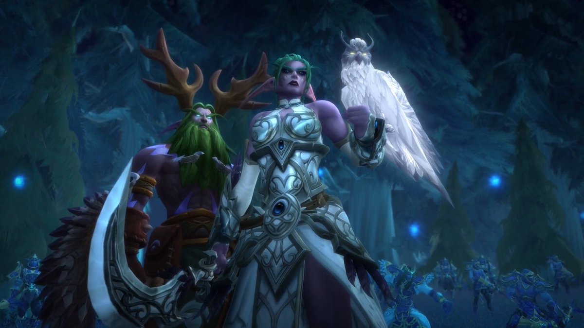 Tyrande and Malfurion are the happiest maried couple in warcraft