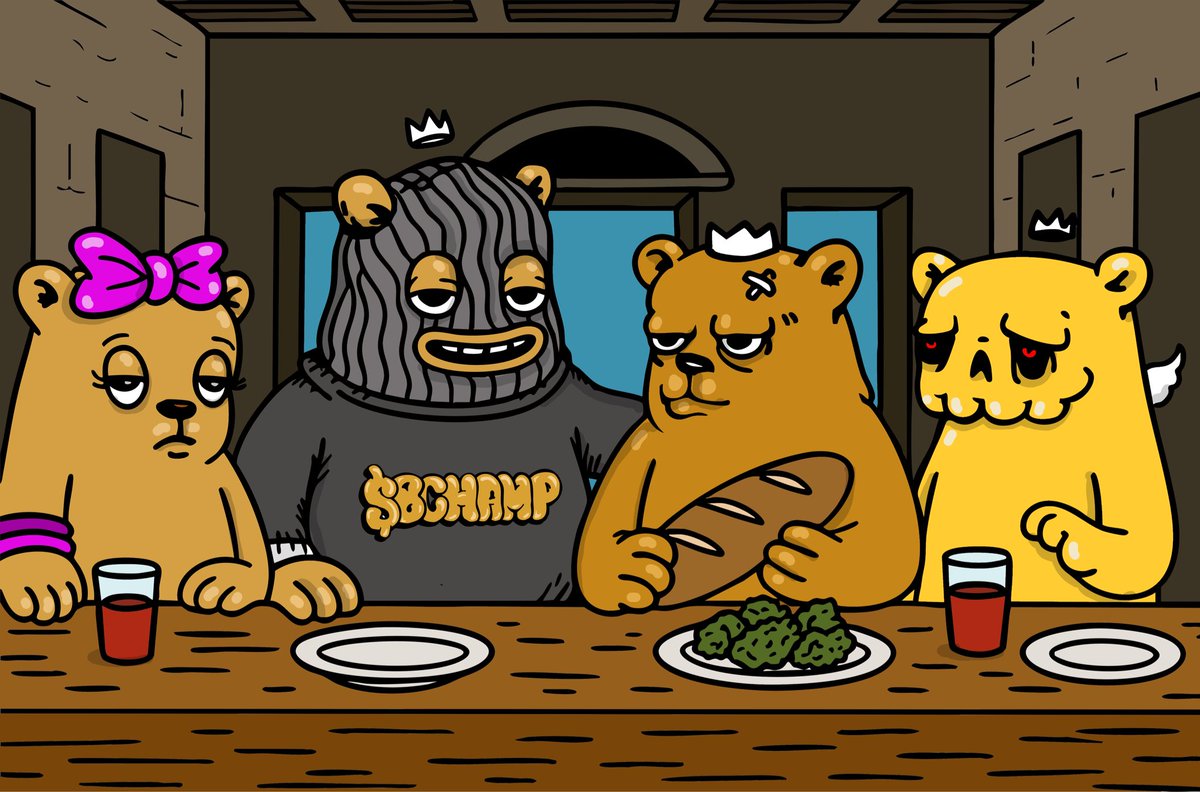 bearchampxrpl's tweet image. A sacred meal for the degens $Bchamp $XRP