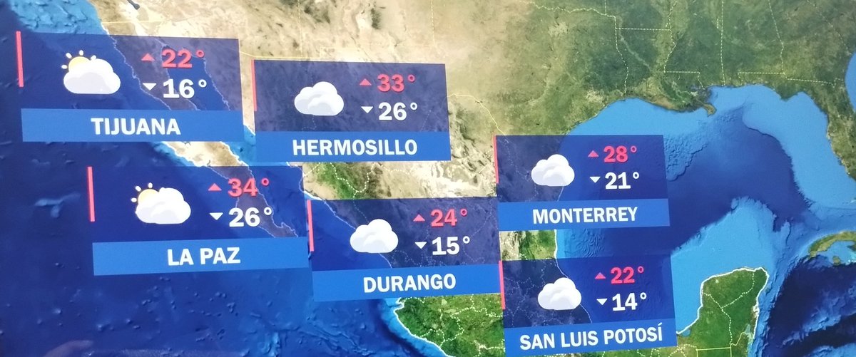 almavatv's tweet image. #Clima #Ciudades #México