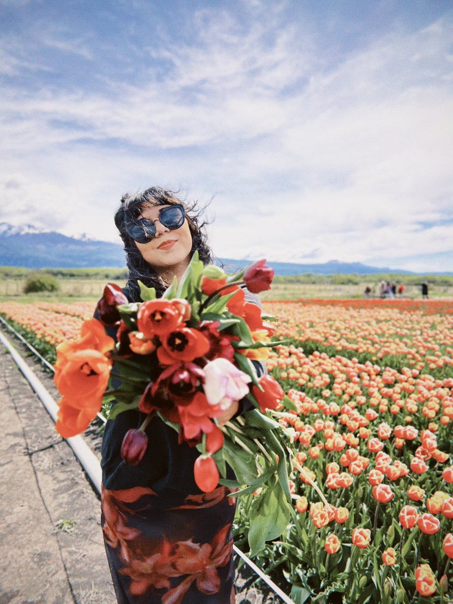 alanizcm's tweet photo. Ya puedo tachar de la lista de deseos conocer el campo de tulipanes de la patagonia 🇦🇷🌷💖 https://t.co/ZwY4eE7kB7