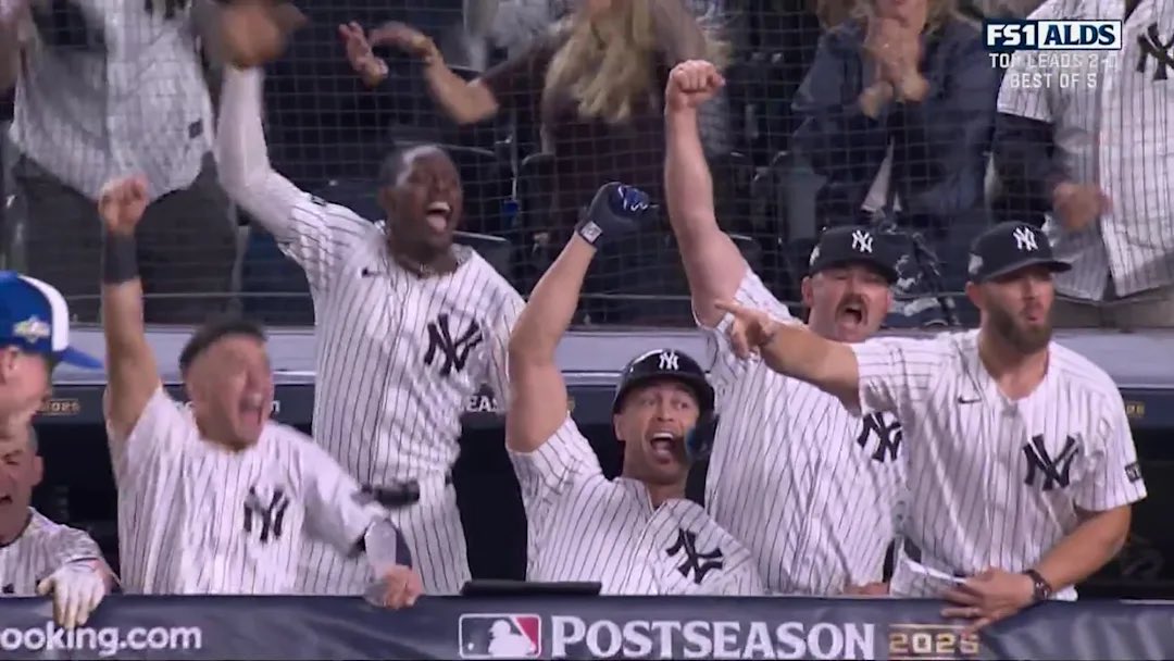 YankeeAlex_'s tweet photo. “Right when it hits the poll I’m looking straight at my teammates and all the guys who’ve been battling with me all year long … for this moment to get back in the game … first people I look to … and seeing their excitement was pretty special”.

I love this team. https://t.co/ubqlDFmTQ2