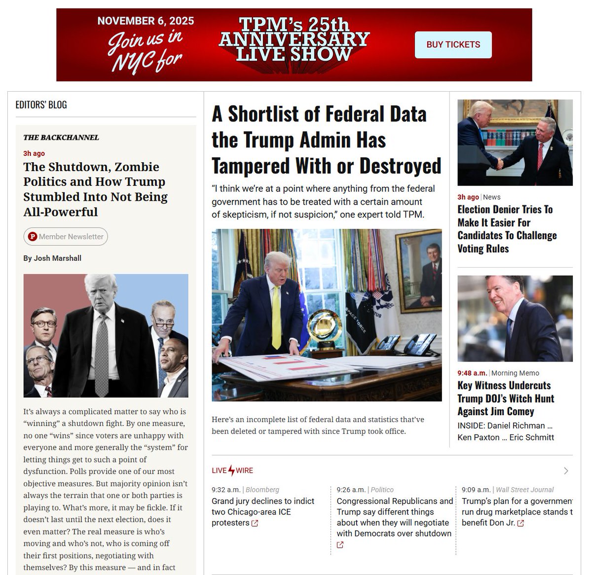 TomBevanRCP's tweet image. It&apos;s been almost a week, but not a peep from @joshtpm or @TPM on Jay Jones.  Zero from @HuffPost.  Very telling they&apos;re trying to pretend the story doesn&apos;t exist. What&apos;s the phrase? Silence is violence.