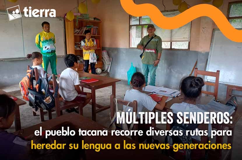 EL PUEBLO TACANA RECORRE DIVERSAS RUTAS PARA HEREDAR SU LENGUA A LAS NUEVAS GENERACIONES
En el norte de La Paz, el pueblo indígena tacana libra una batalla de palabras, sonidos y significados que corren el riesgo de desvanecerse. 
Nota completa ⬇⬇⬇
ftierra.org/index.php/tema…
