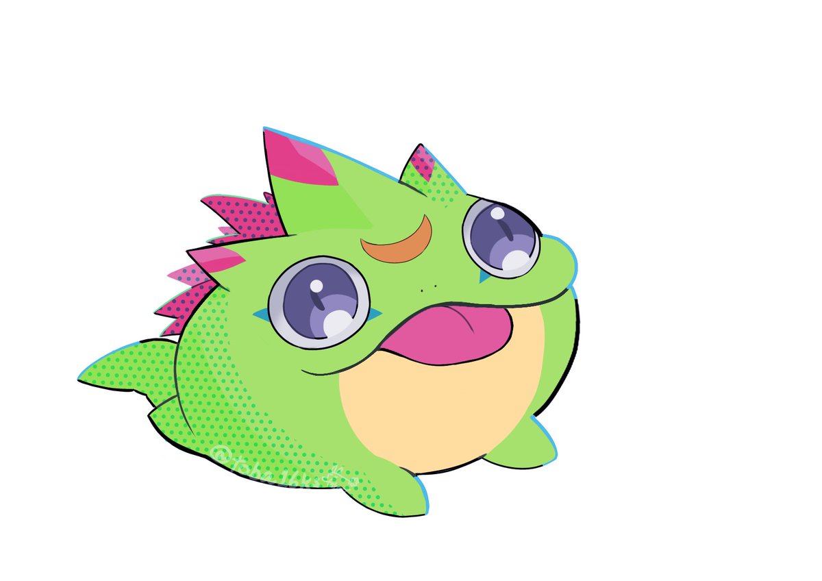 toba16ks's tweet image. ケッコモン🐸
#デジモン #Digimon
#BEATBREAK