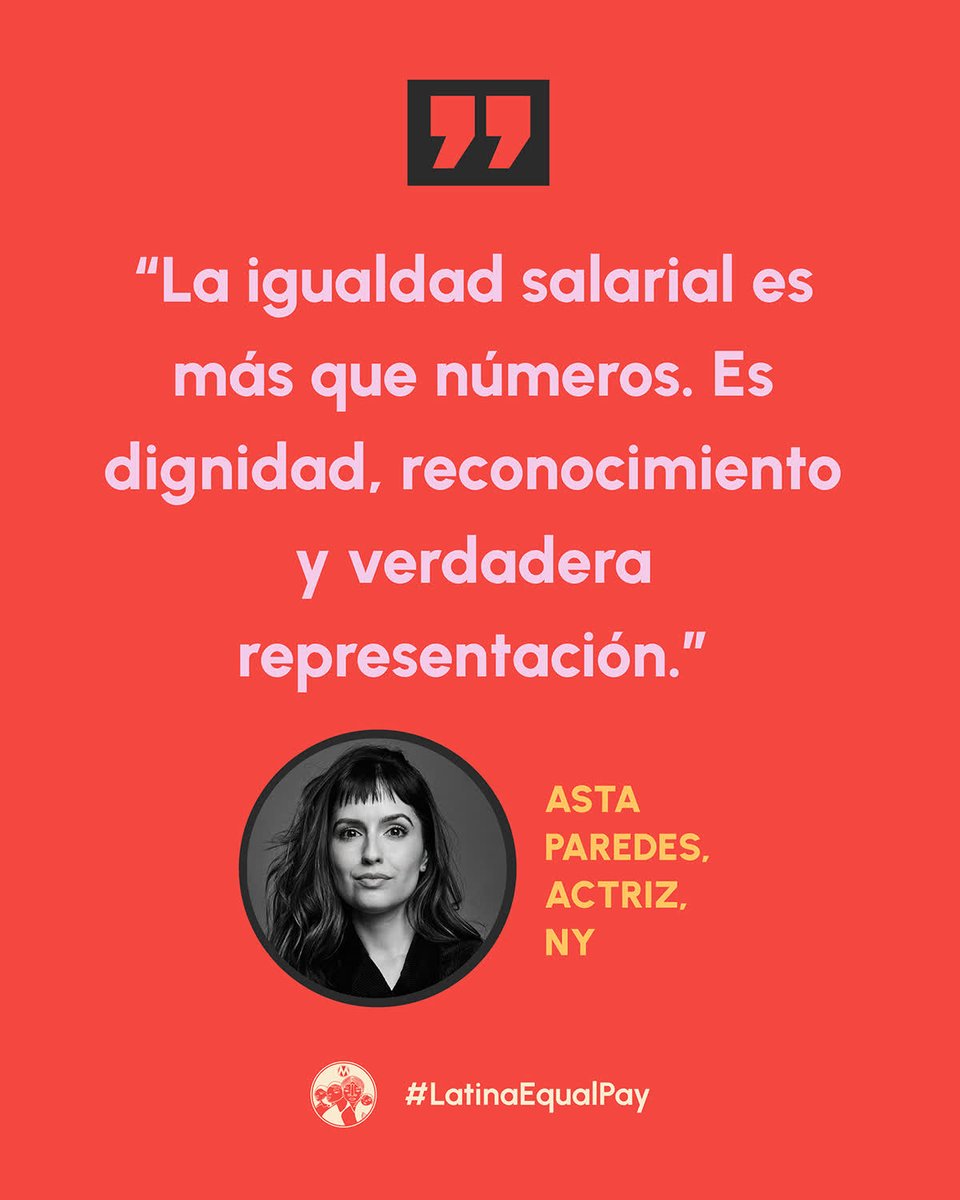 MamasConPoder's tweet image. &quot;Me niego a aceptar que mi valor sea negociable.&quot; – Asta Paredes ✊ Hoy en el #LatinaEqualPay Day exigimos dignidad, respeto y salario justo. action.momsrising.org/sign/LEPD-2025… #Trabajadoras