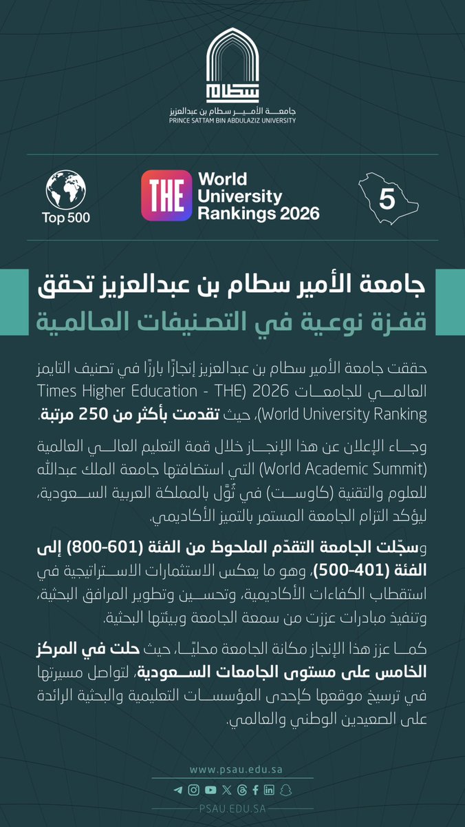 جامعة الأمير سطّام tweet media