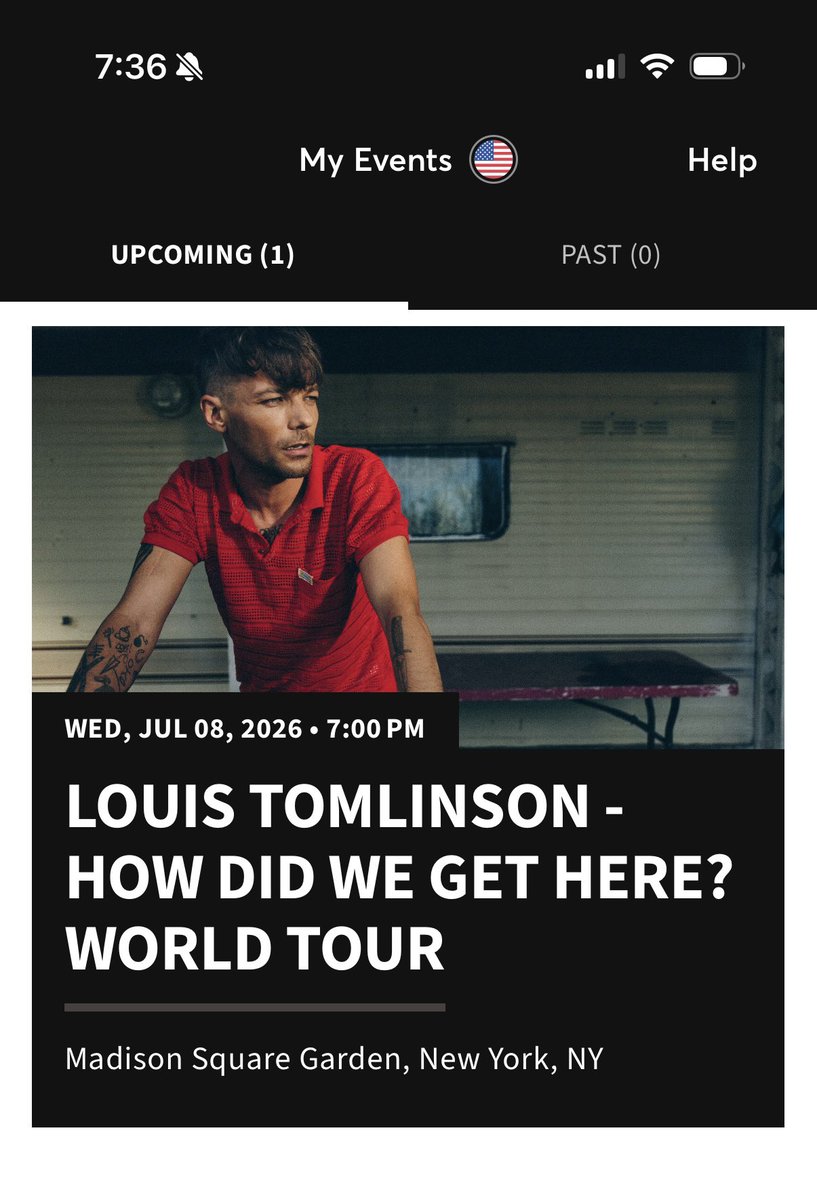 allthiscinema's tweet photo. iso one ( 1 ) general admission / GA pit tickets for louis tomlinson in new york at madison square garden ( msg ) on july 8 !!

mainly looking to trade my floor section 3 seat tickets and pay the difference but willing to pay face value !! https://t.co/hTpuO9RyK2