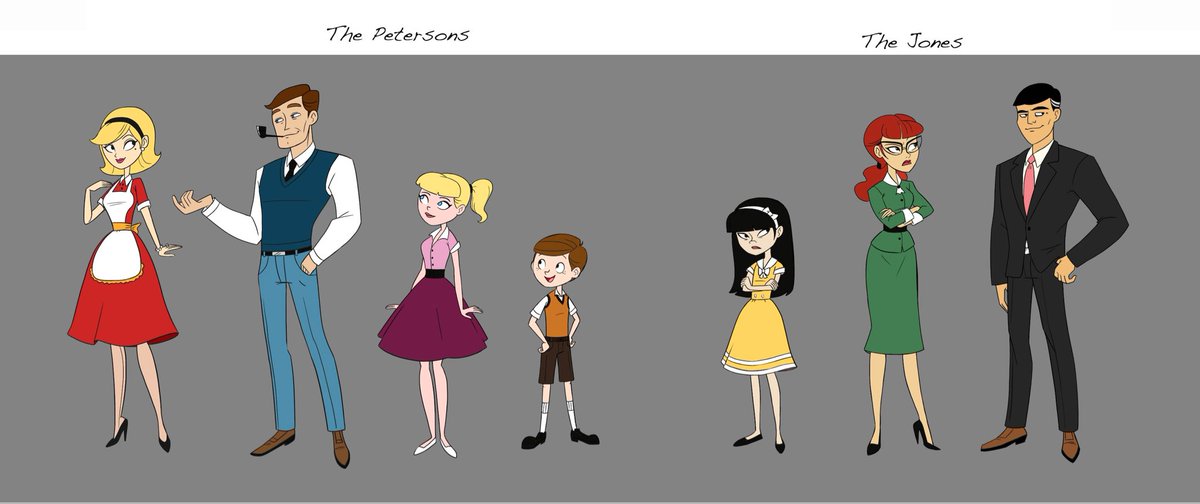 Lineup for a show I pitched called Boomtown.