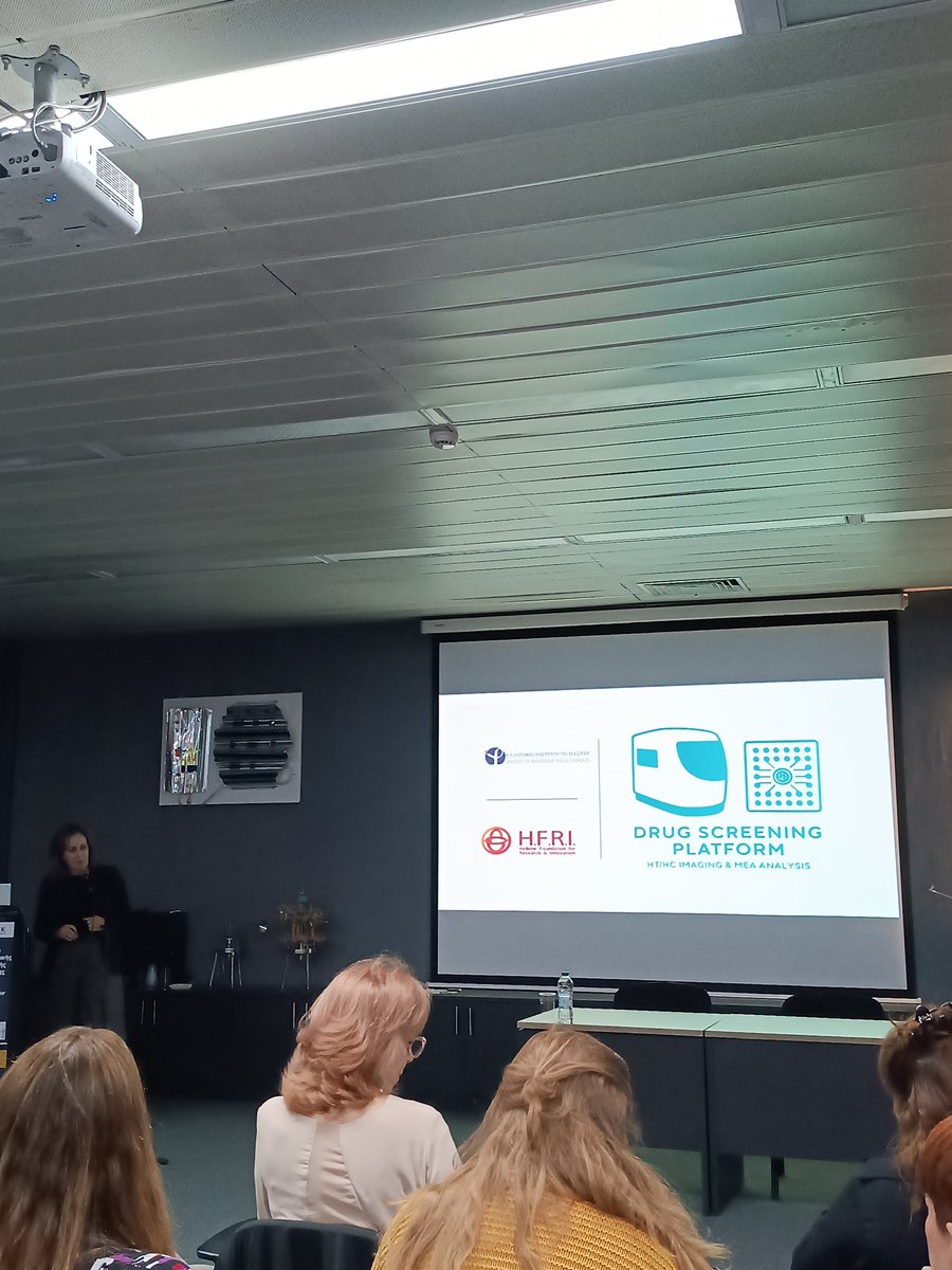 TaoufikLab's tweet photo. A warm and inspiring event for the closure of Dr. Matsas' DiseasePHENOTarget project funded by the HFRI and conducted in HPI.  Zeiss CD7 microscope and Axxion MEA were proudly presented! We're happy and honored to be part of such a team! #ZEISS #axxion @zeiss_micro @ELIDEK_HFRI https://t.co/AxxWn4Z1O4