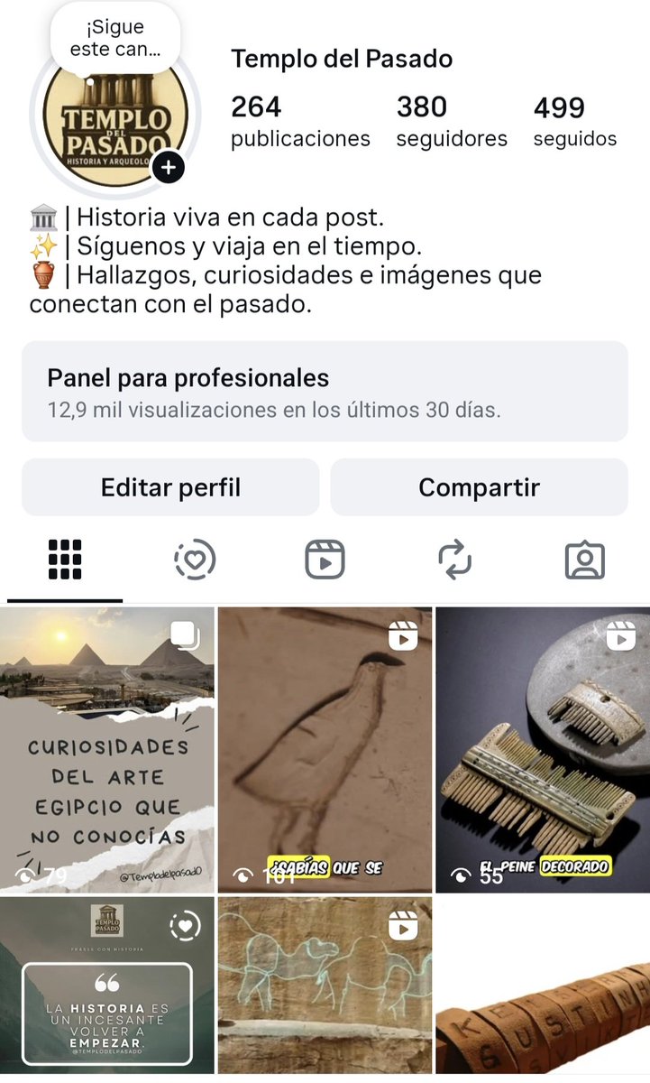 ✨📜 ¿Te fascinan los misterios del pasado?

🏛️ <a href="/templodelpasado/">Templo del Pasado</a> es tu nuevo rincón favorito en IG.

🌍 Arqueología, historia e imágenes que te harán viajar en el tiempo.

🤗 Síguelo aquí → instagram.com/templodelpasad…

#Historia #Arqueología #Cultura