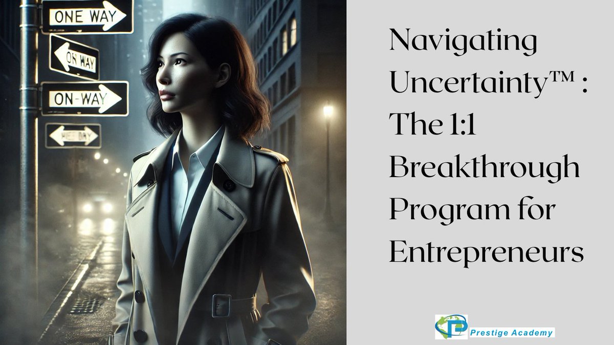 PrestigeCoachin's tweet image. How do you keep clarity when cash flow clouds vision? 

PQ + VUCA + CIQ = calm leadership. 🔗 tinyurl.com/NU-VUCA

#SmallBusinessLeadership #EntrepreneurResilience #NavigatingUncertainty